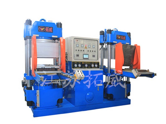  250T全自動真空硫化機(jī)新型軌道開模